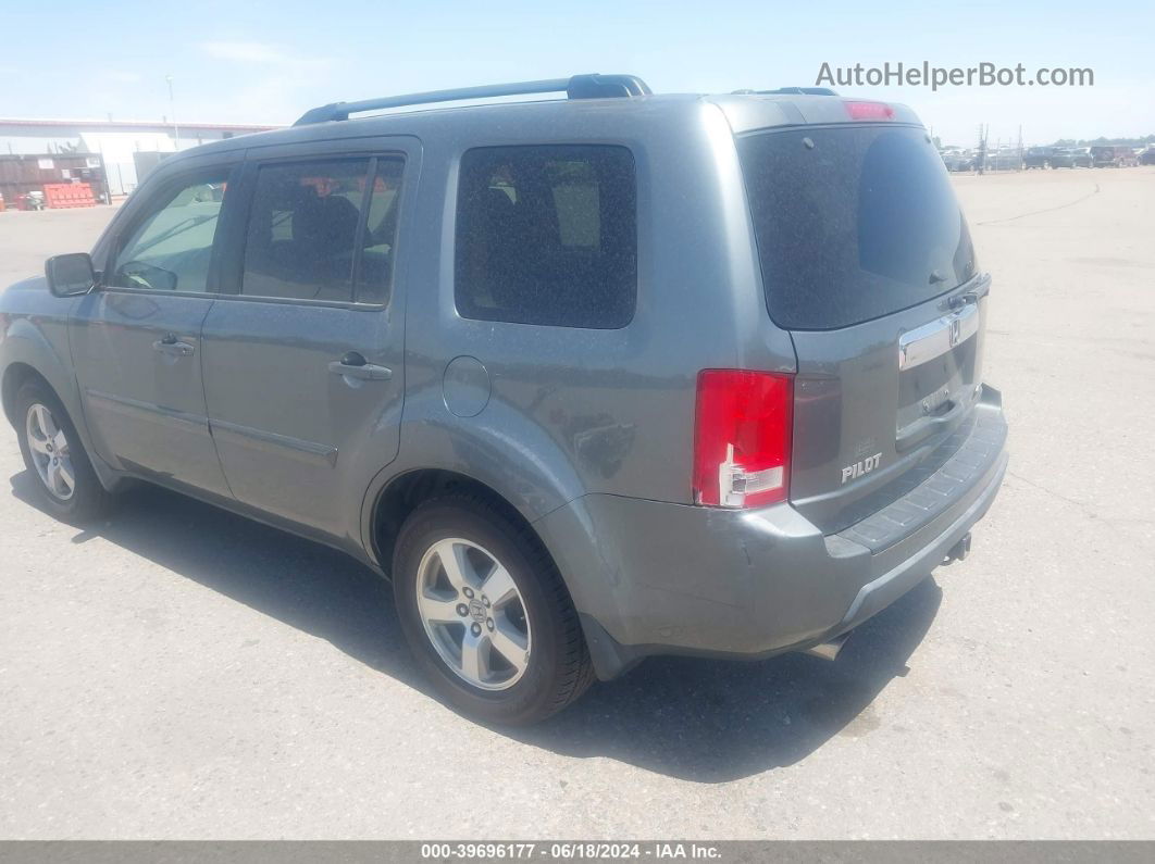 2009 Honda Pilot Ex-l Gray vin: 5FNYF48539B047675