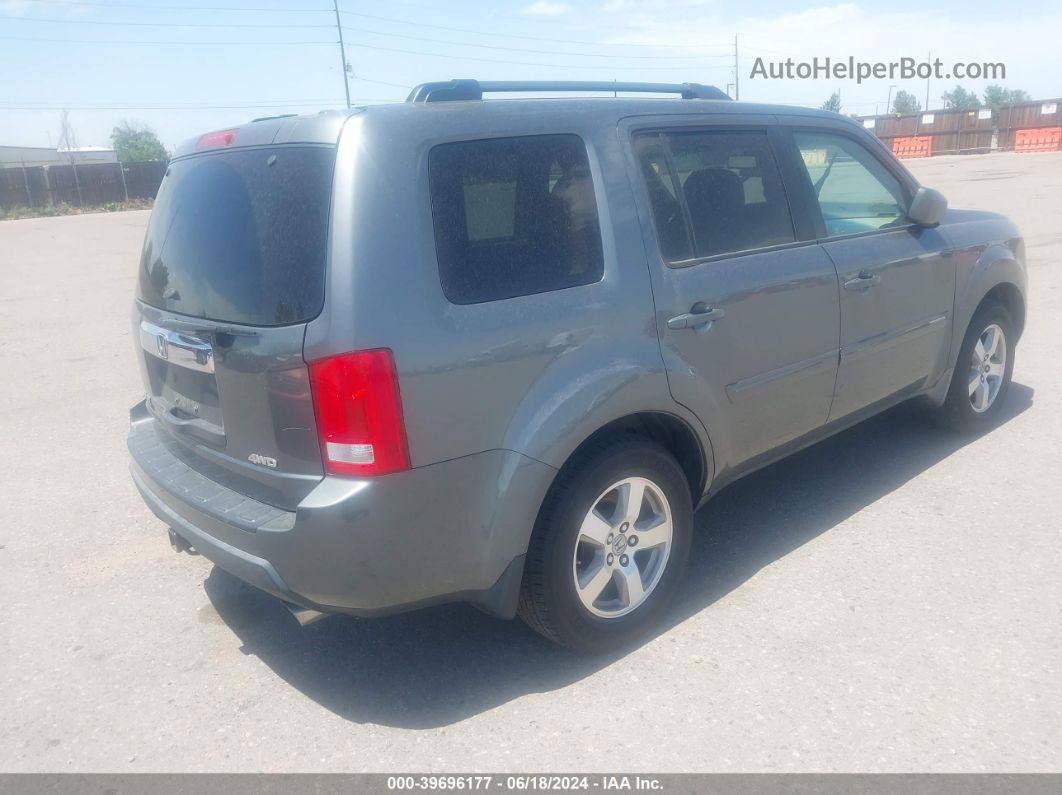 2009 Honda Pilot Ex-l Серый vin: 5FNYF48539B047675