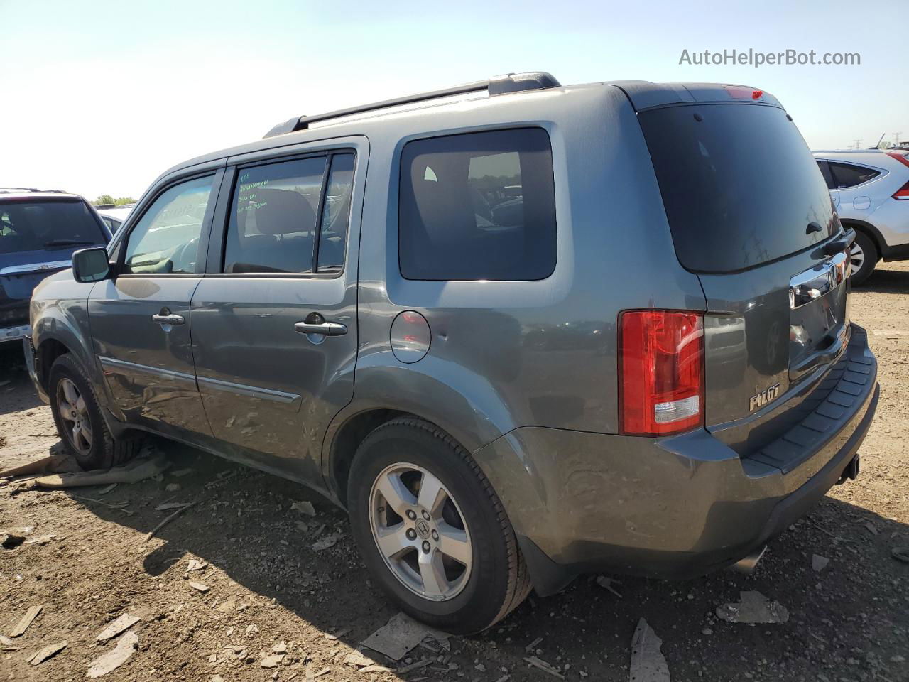 2009 Honda Pilot Exl Gray vin: 5FNYF48549B003569