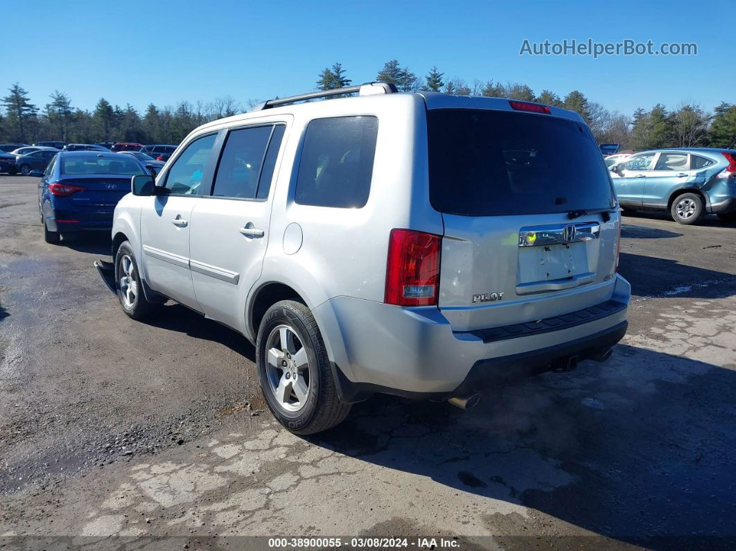 2009 Honda Pilot Ex-l Silver vin: 5FNYF48549B035079