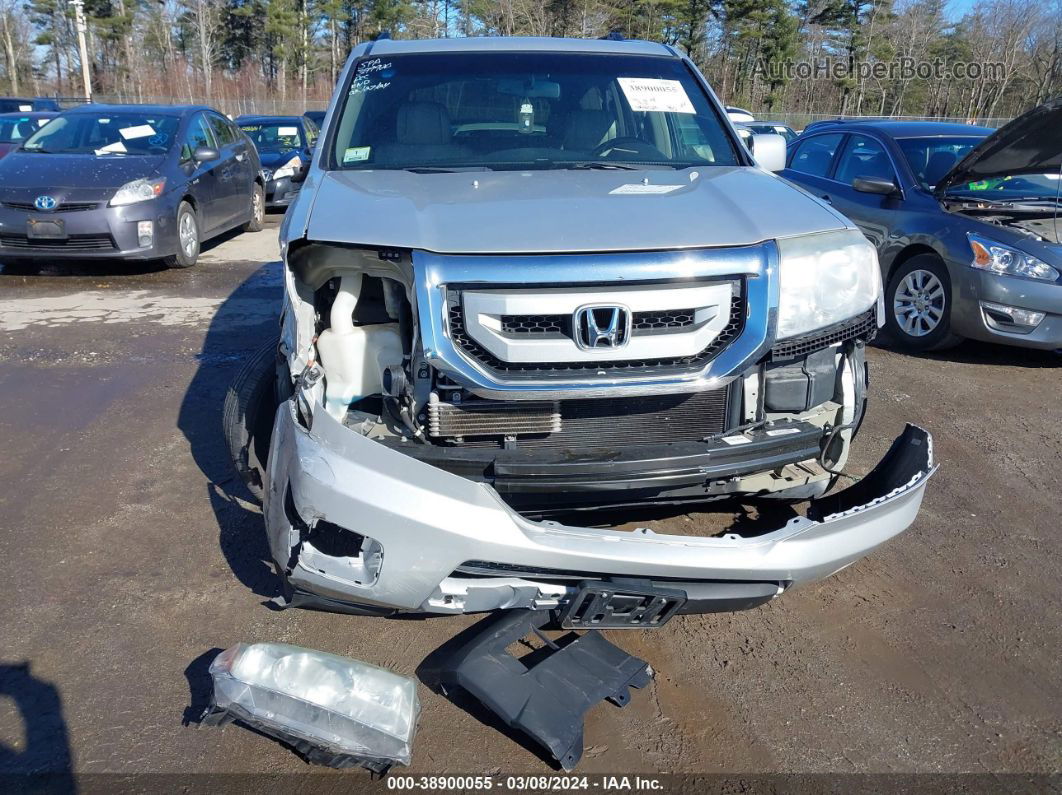 2009 Honda Pilot Ex-l Silver vin: 5FNYF48549B035079