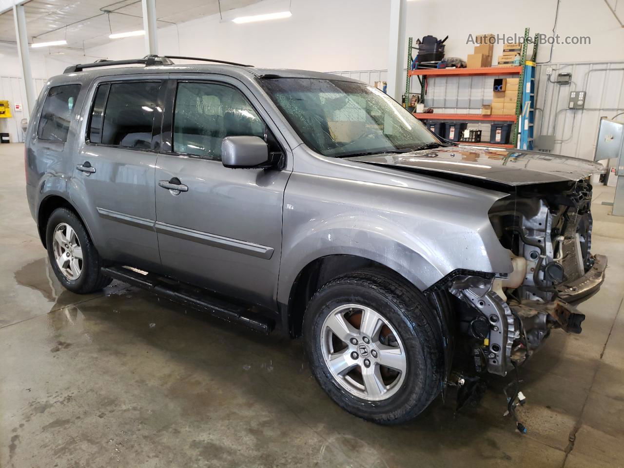 2009 Honda Pilot Exl Gray vin: 5FNYF48549B039696