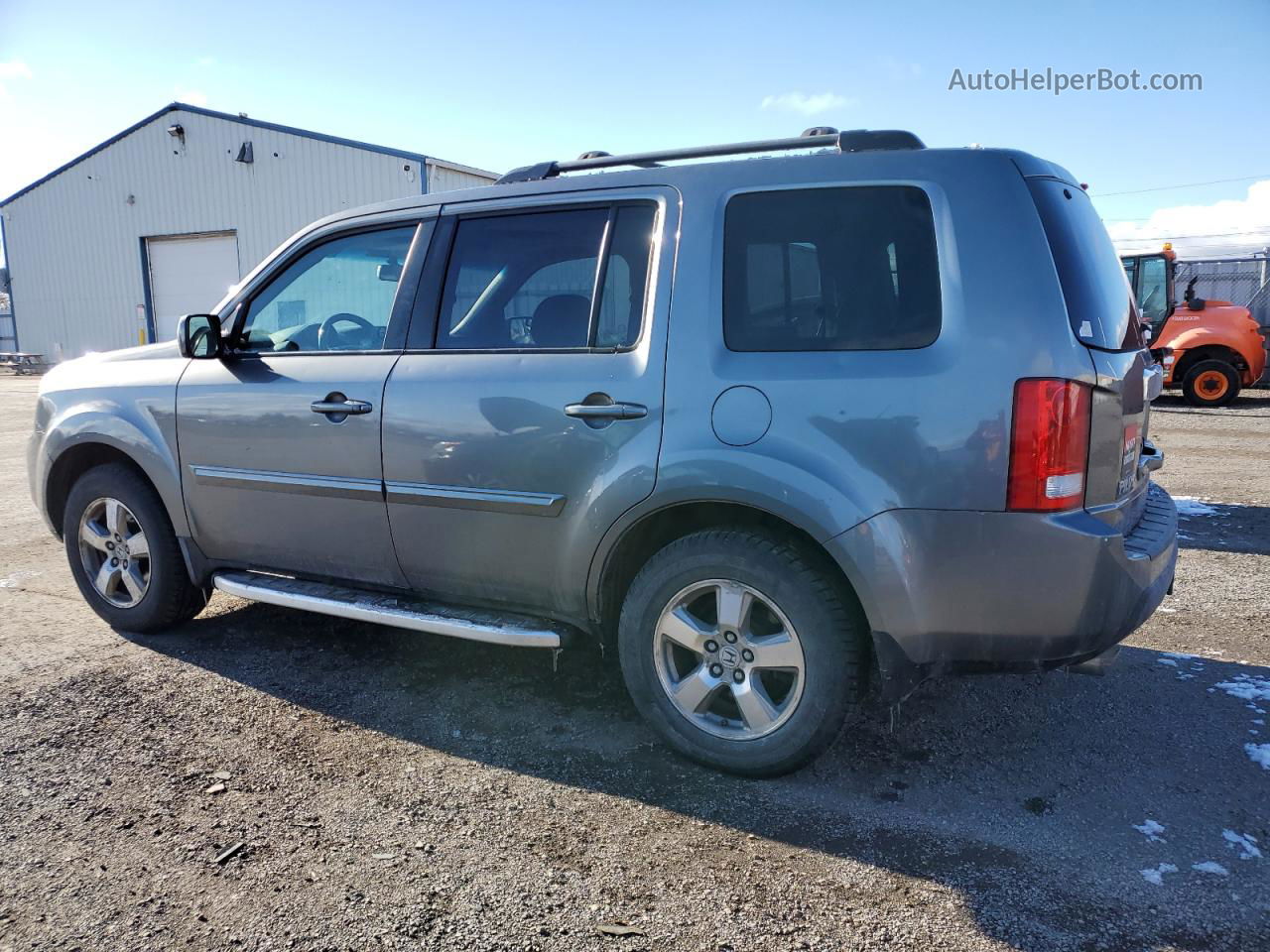 2009 Honda Pilot Exl Gray vin: 5FNYF48559B500887