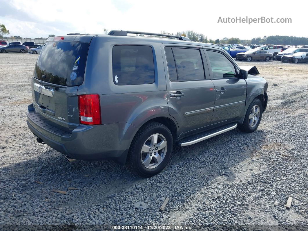 2009 Honda Pilot Ex-l Gray vin: 5FNYF48569B003332