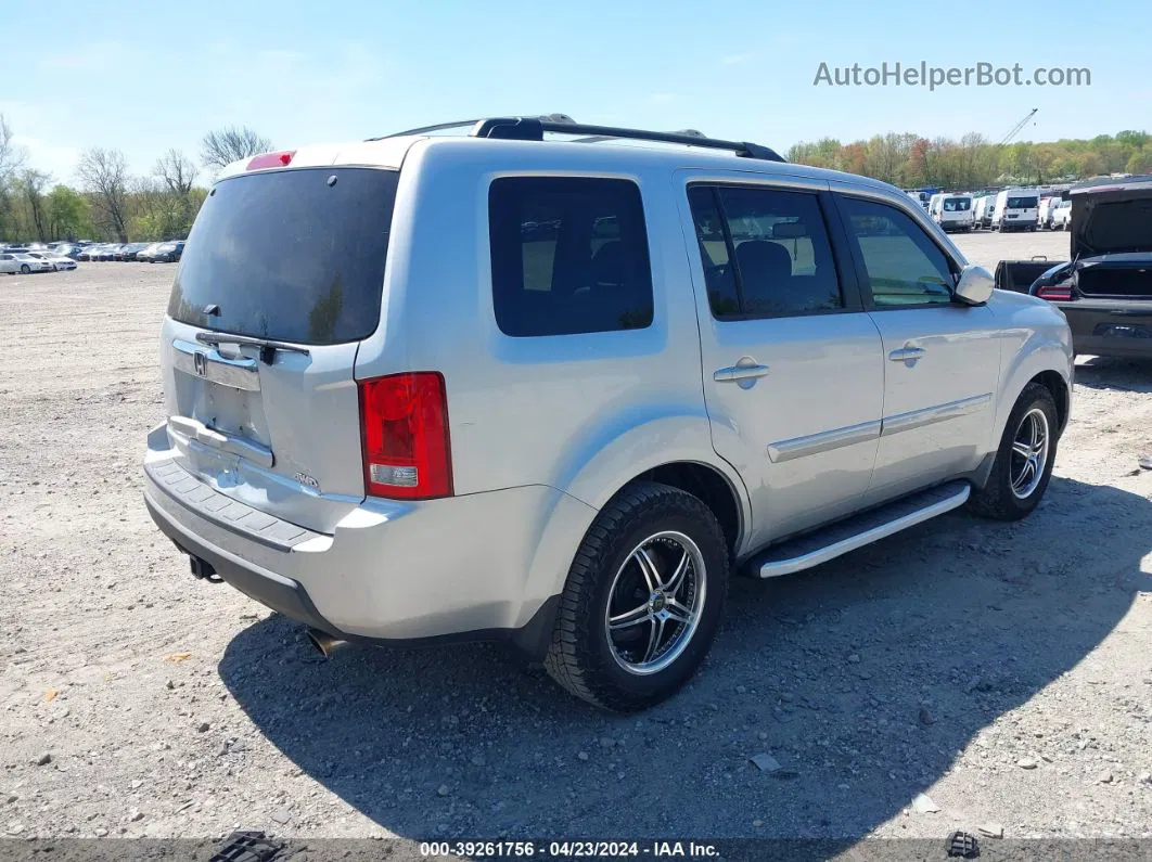 2009 Honda Pilot Ex-l Silver vin: 5FNYF48569B009342