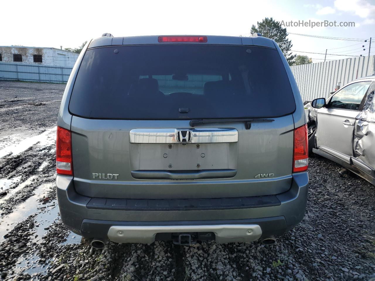 2009 Honda Pilot Exl Gray vin: 5FNYF48569B028280