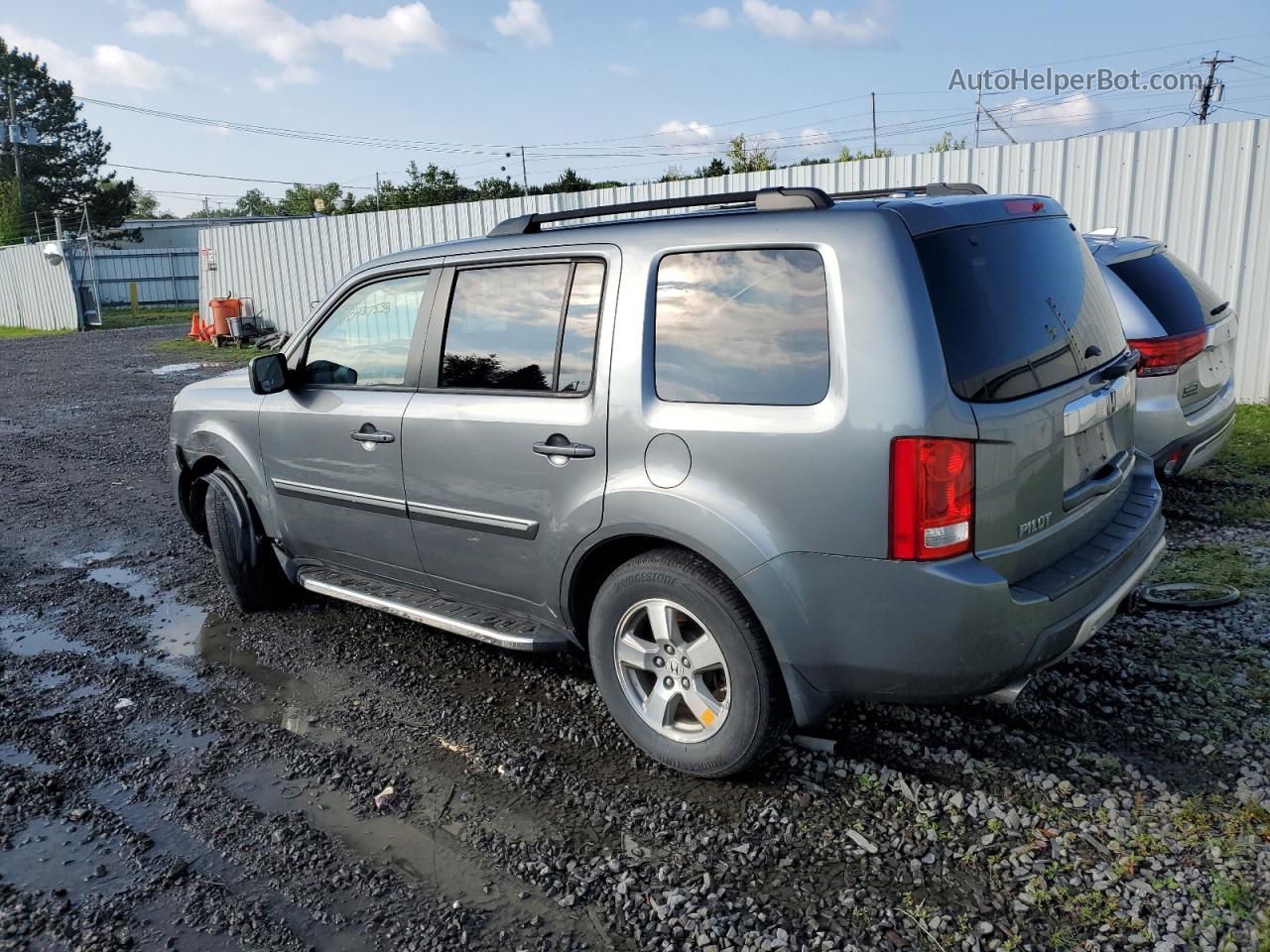 2009 Honda Pilot Exl Gray vin: 5FNYF48569B028280