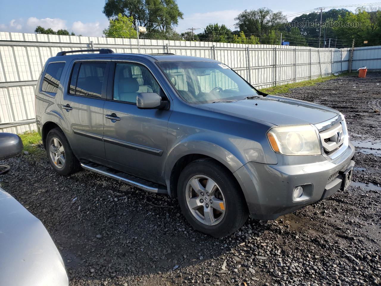 2009 Honda Pilot Exl Gray vin: 5FNYF48569B028280