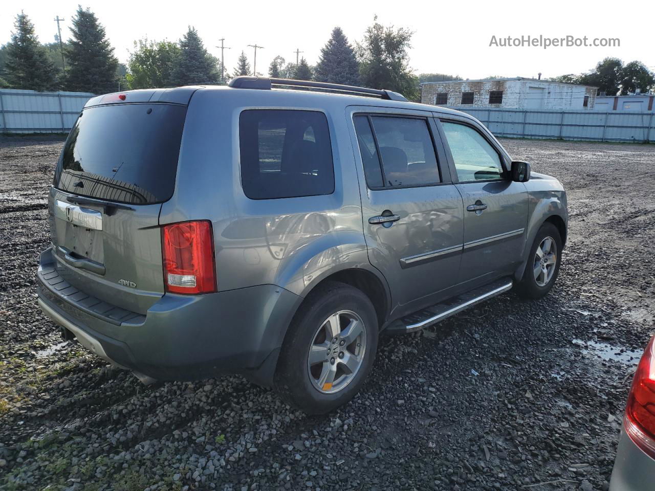 2009 Honda Pilot Exl Gray vin: 5FNYF48569B028280