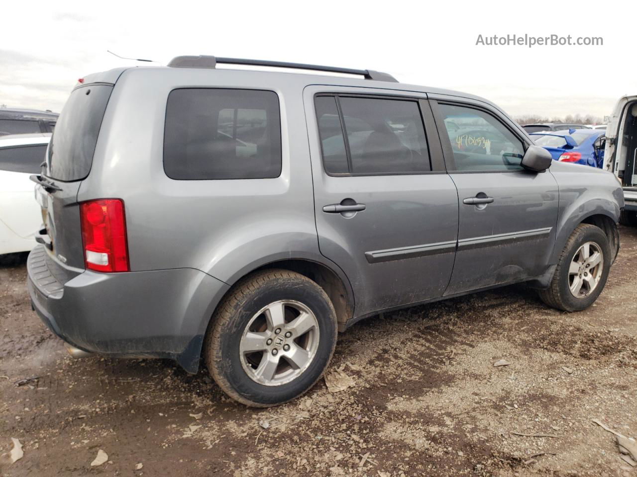 2009 Honda Pilot Exl Gray vin: 5FNYF48569B041384