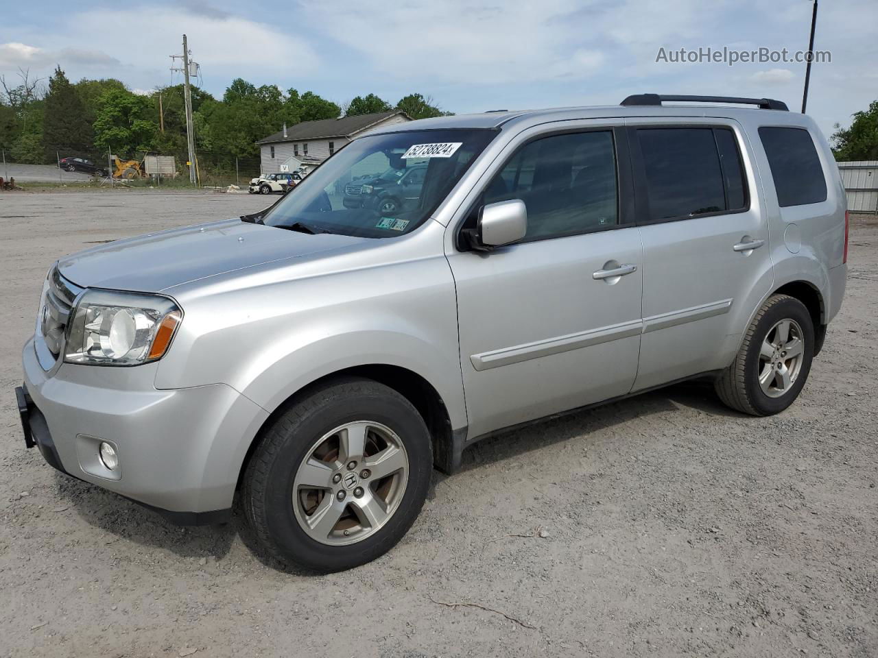 2009 Honda Pilot Exl Silver vin: 5FNYF48579B031821