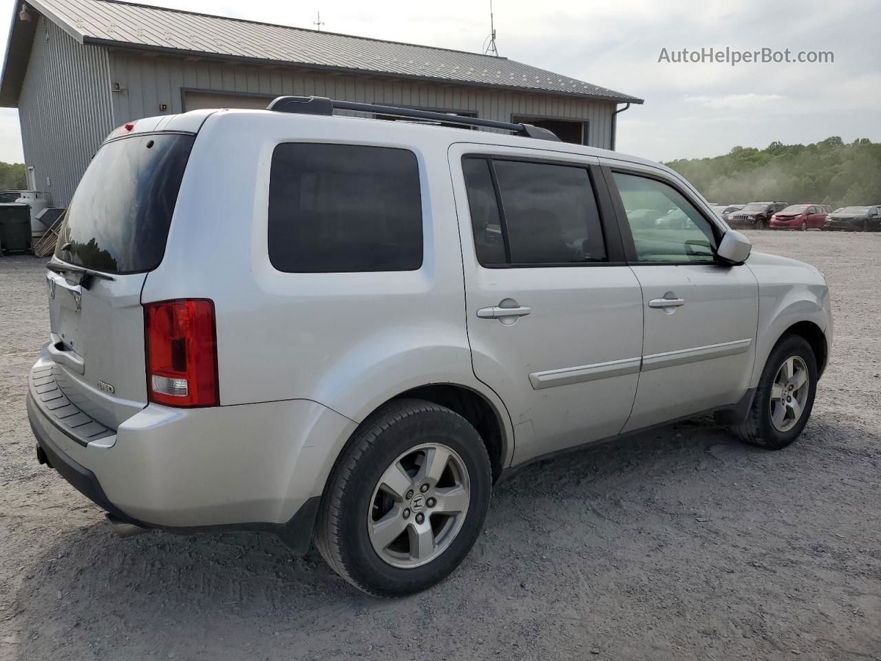 2009 Honda Pilot Exl Silver vin: 5FNYF48579B031821