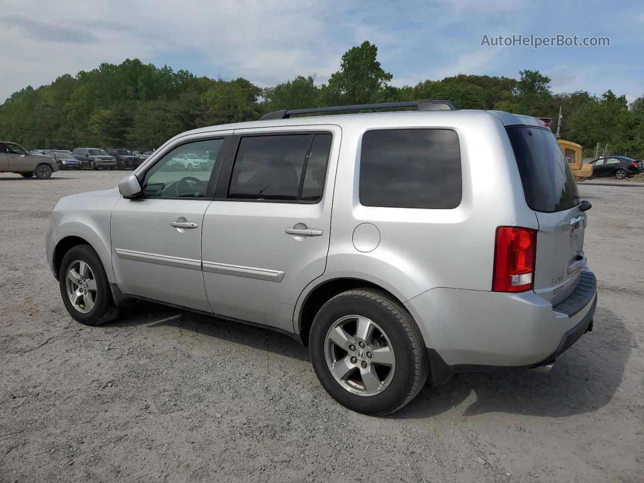 2009 Honda Pilot Exl Silver vin: 5FNYF48579B031821