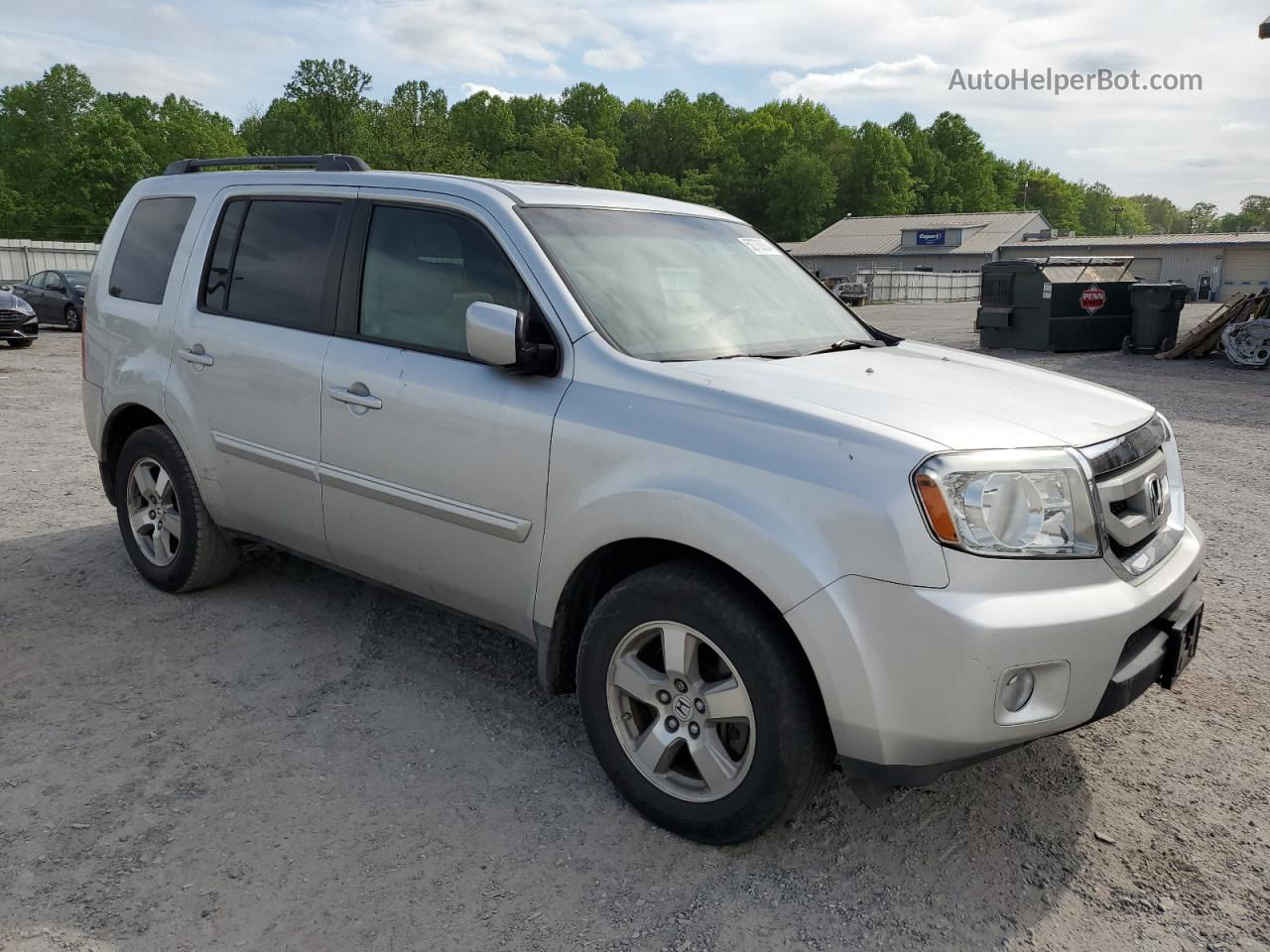 2009 Honda Pilot Exl Silver vin: 5FNYF48579B031821