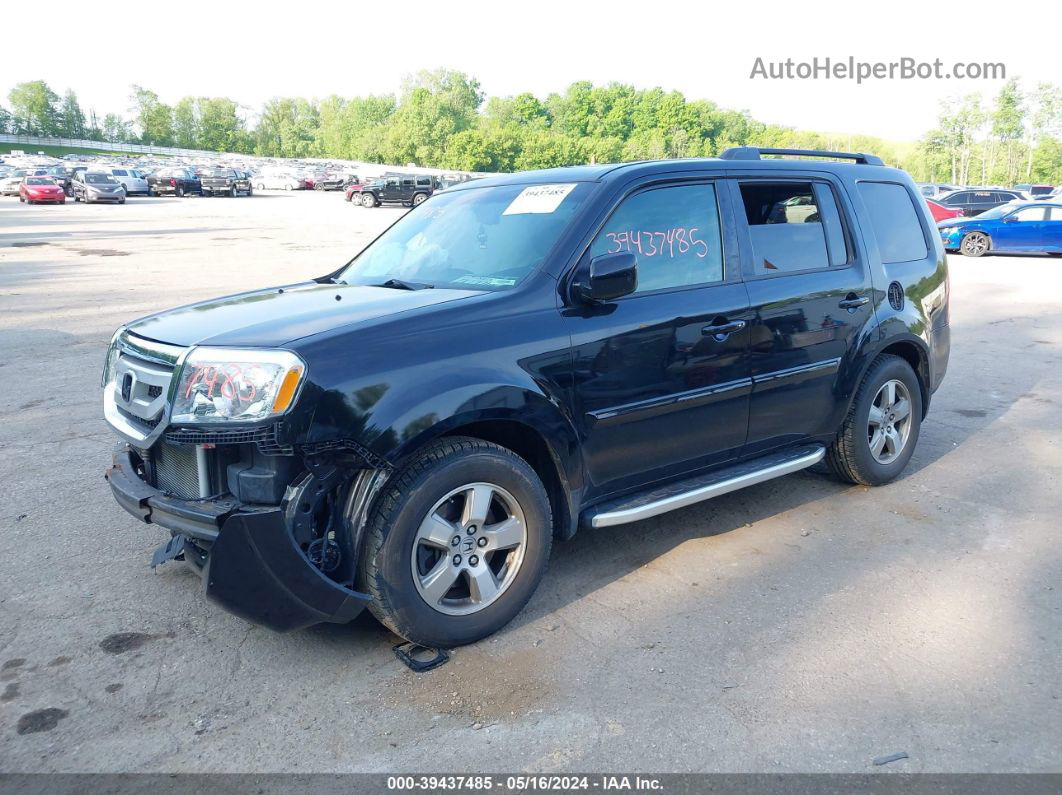 2009 Honda Pilot Ex-l Black vin: 5FNYF48589B009150