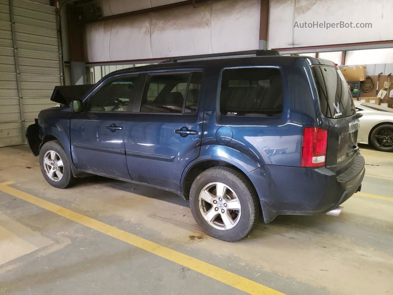 2009 Honda Pilot Exl Blue vin: 5FNYF48589B031844