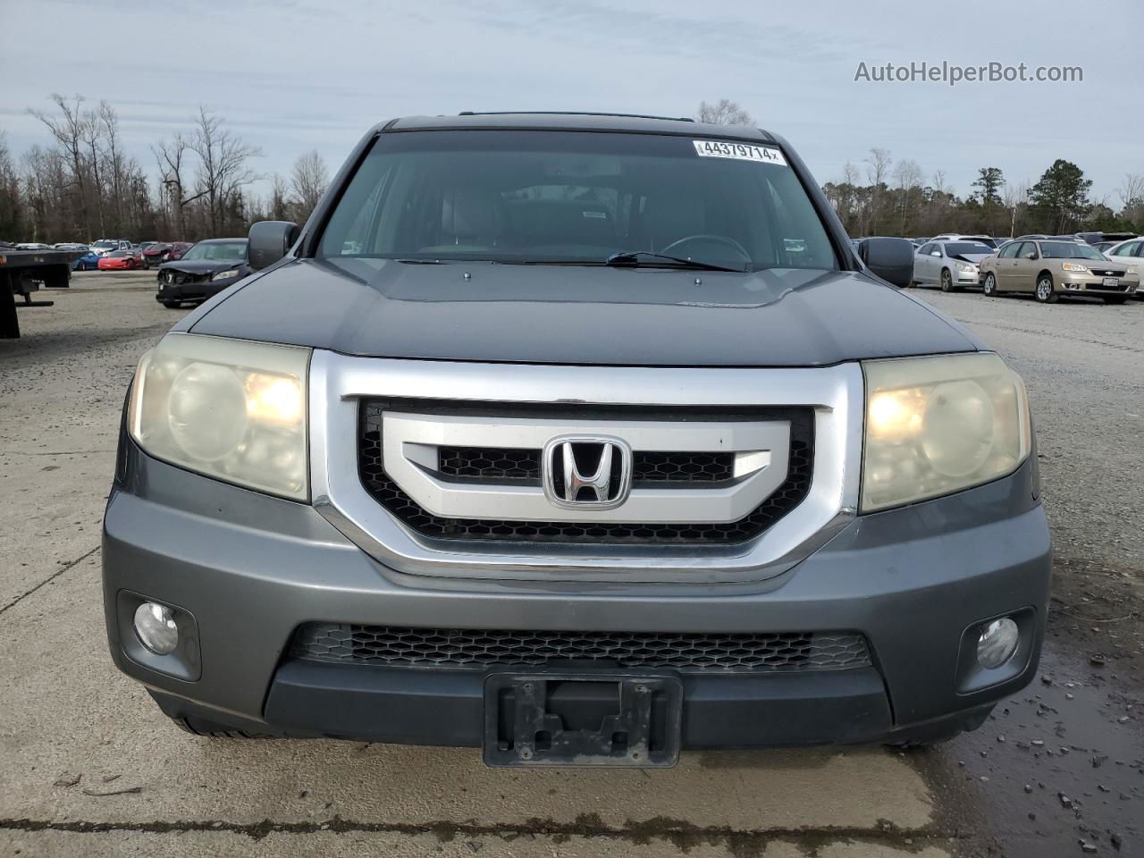 2009 Honda Pilot Exl Gray vin: 5FNYF48589B032914