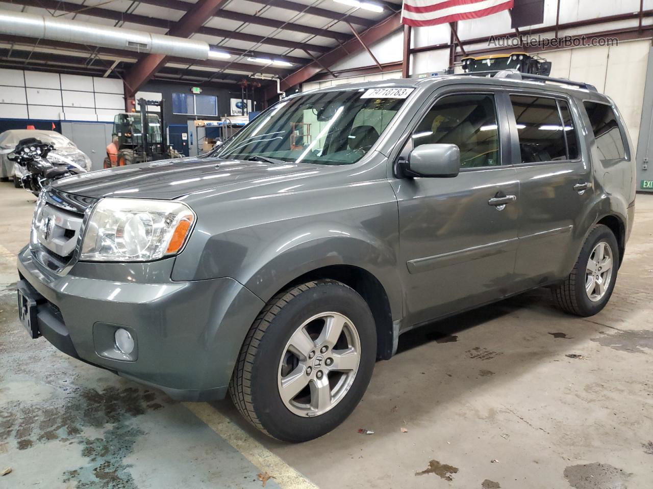 2009 Honda Pilot Exl Gray vin: 5FNYF48589B035019