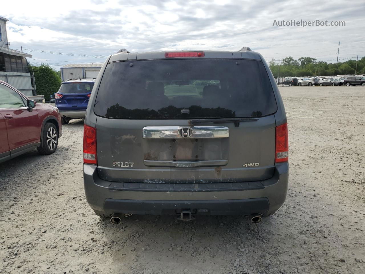 2009 Honda Pilot Exl Charcoal vin: 5FNYF48599B008377