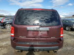 2009 Honda Pilot Exl Burgundy vin: 5FNYF48599B010792