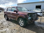 2009 Honda Pilot Exl Burgundy vin: 5FNYF48599B010792