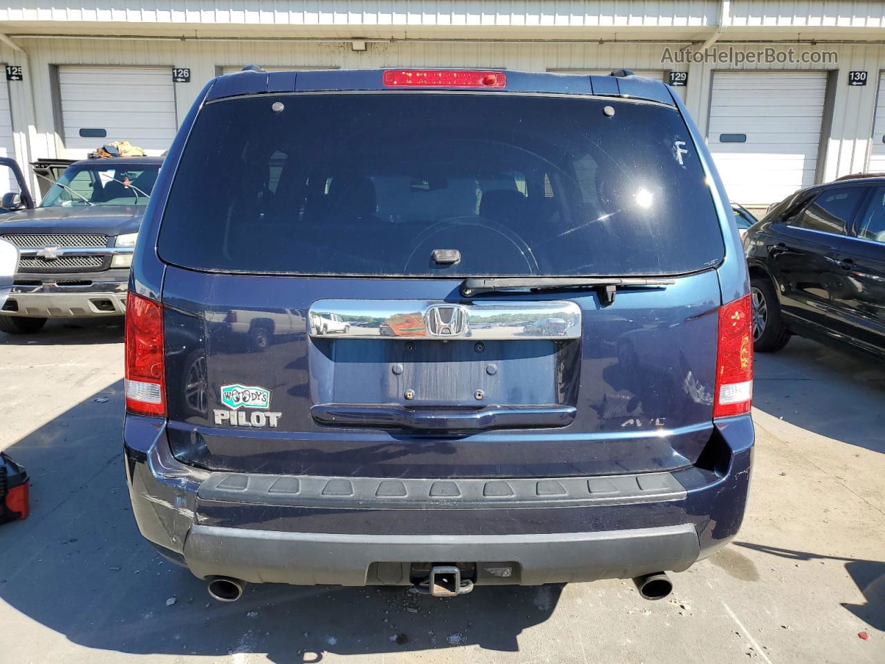 2009 Honda Pilot Exl Синий vin: 5FNYF48599B050113