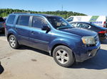 2009 Honda Pilot Exl Синий vin: 5FNYF48599B050113