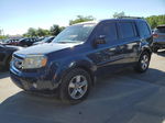 2009 Honda Pilot Exl Blue vin: 5FNYF48599B050113