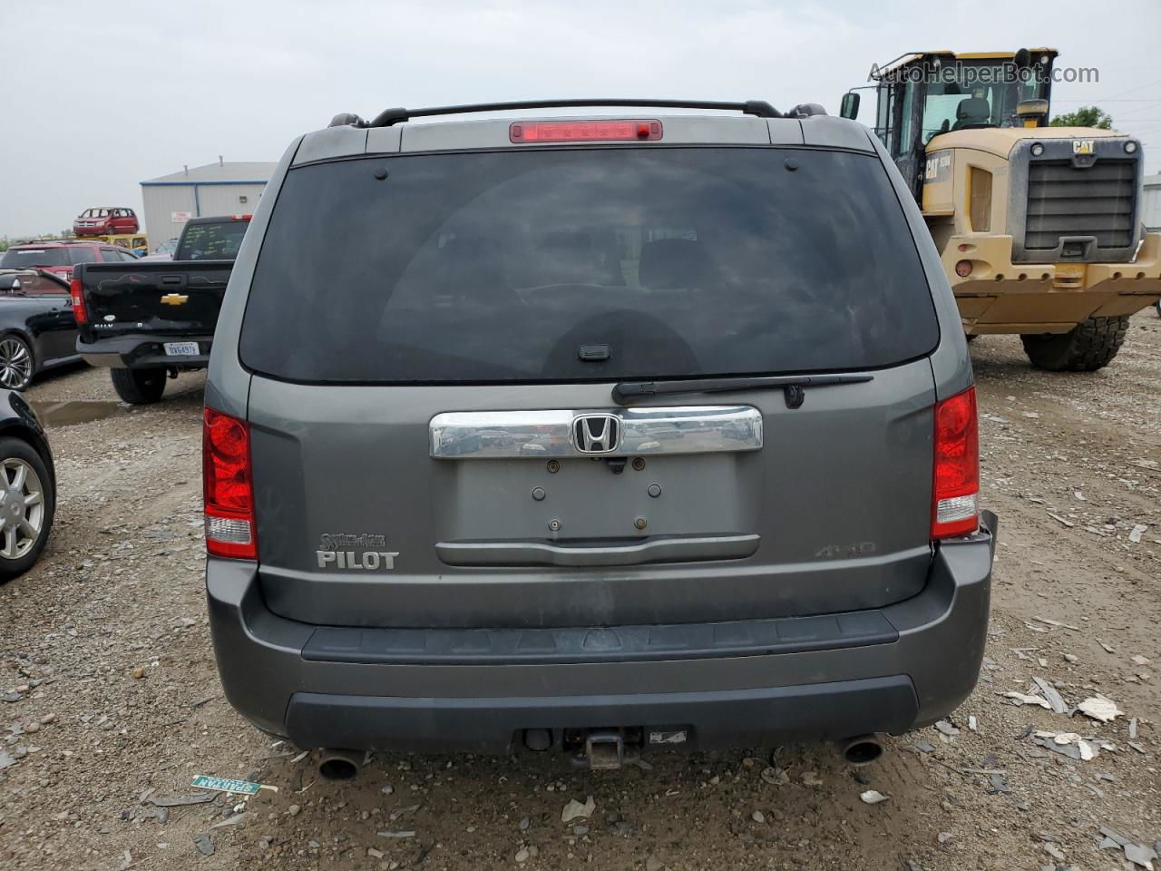 2009 Honda Pilot Exl Gray vin: 5FNYF485X9B002121