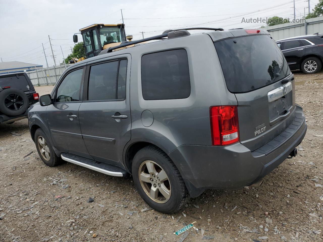 2009 Honda Pilot Exl Gray vin: 5FNYF485X9B002121