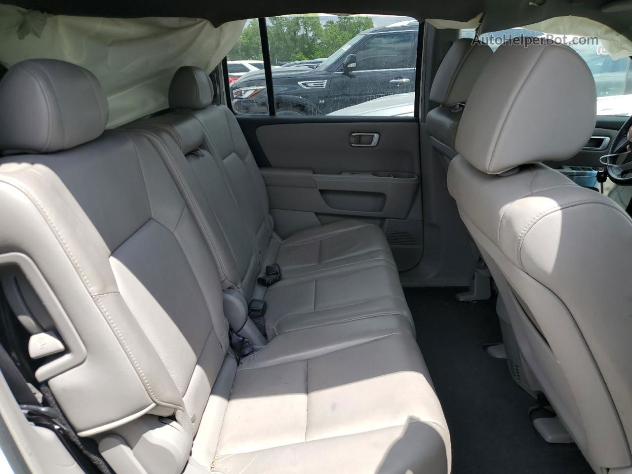 2009 Honda Pilot Exl Белый vin: 5FNYF485X9B019582