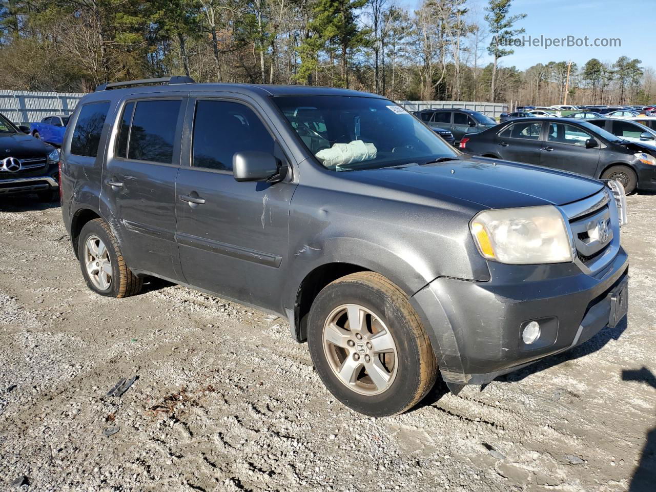 2009 Honda Pilot Exl Charcoal vin: 5FNYF485X9B024538