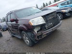 2009 Honda Pilot Ex-l Burgundy vin: 5FNYF485X9B037418