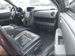 2009 Honda Pilot Ex-l Burgundy vin: 5FNYF485X9B037418