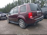 2009 Honda Pilot Ex-l Burgundy vin: 5FNYF485X9B037418