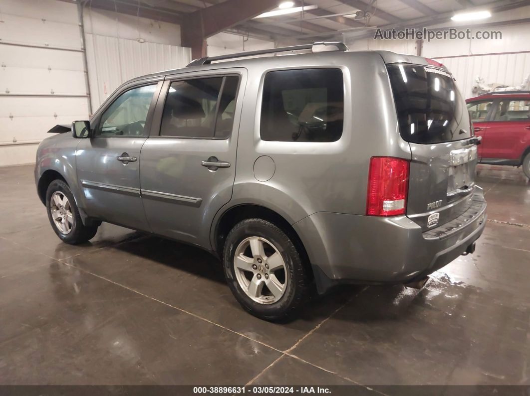 2009 Honda Pilot Ex-l Gray vin: 5FNYF485X9B048595