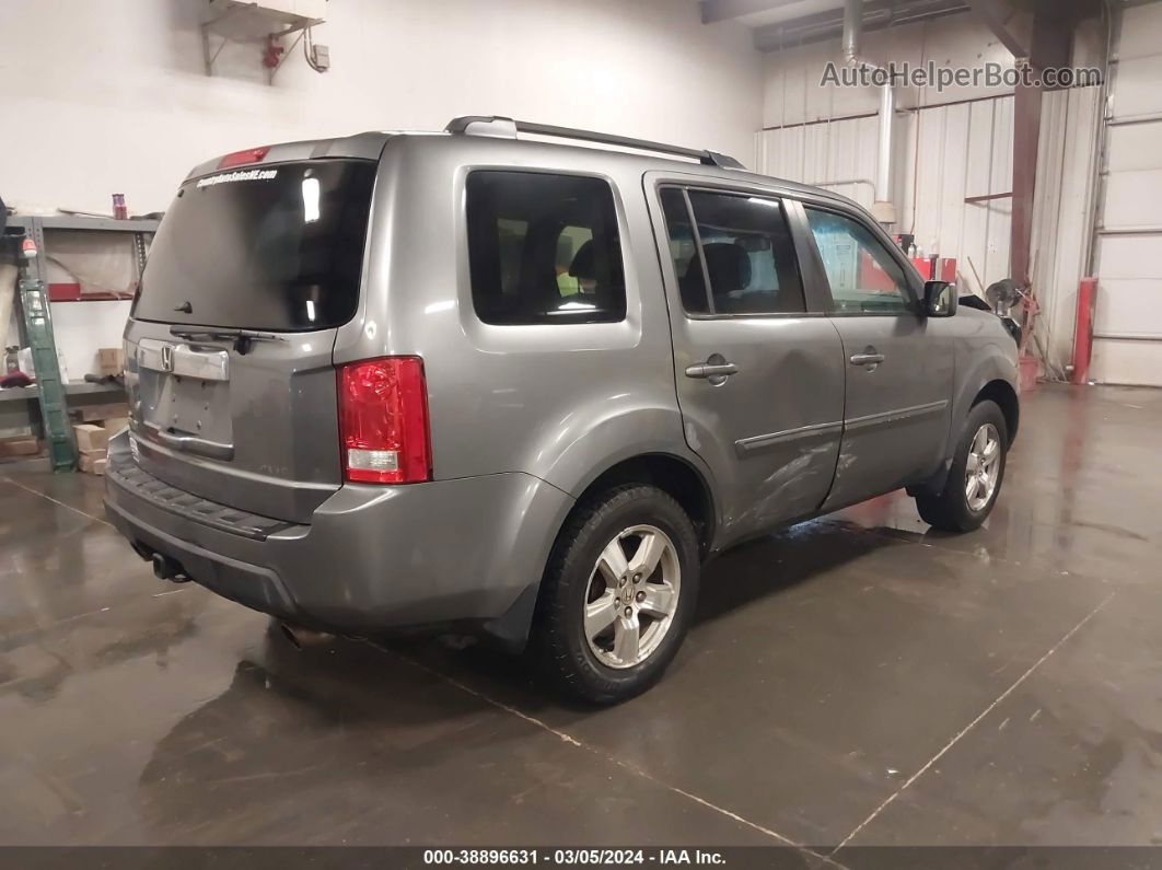 2009 Honda Pilot Ex-l Gray vin: 5FNYF485X9B048595