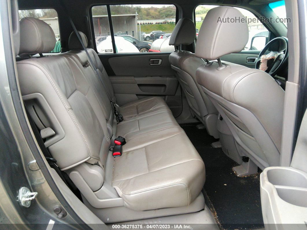 2009 Honda Pilot Ex-l Gray vin: 5FNYF485X9B052372