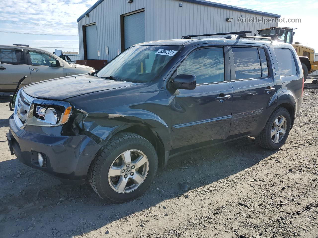 2009 Honda Pilot Exl Charcoal vin: 5FNYF48609B011869