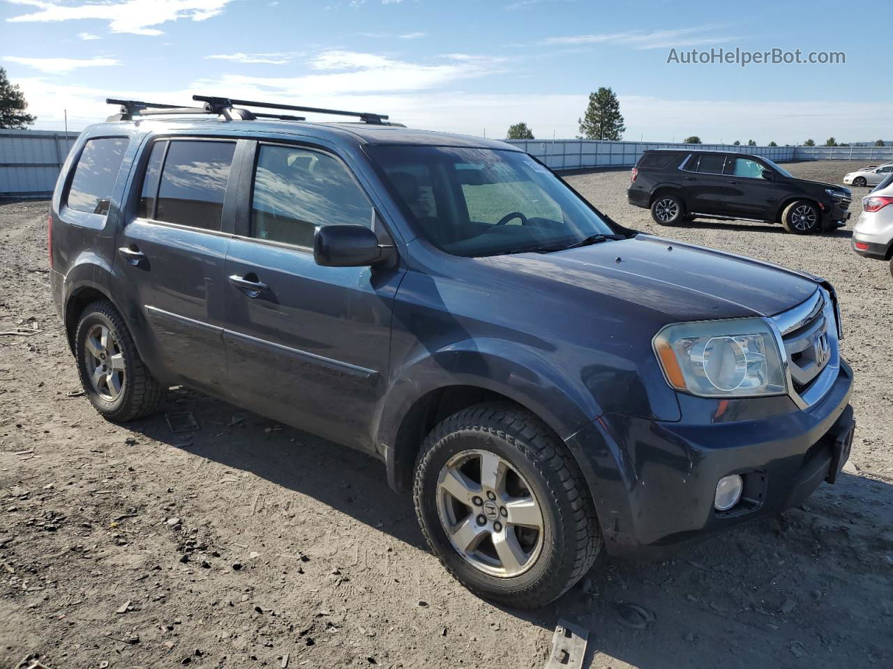 2009 Honda Pilot Exl Charcoal vin: 5FNYF48609B011869