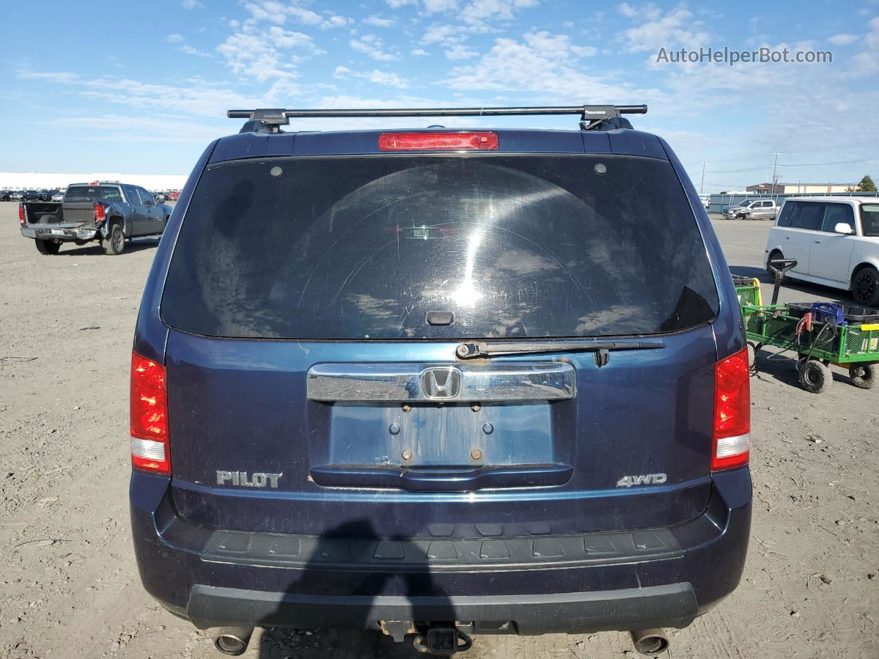 2009 Honda Pilot Exl Charcoal vin: 5FNYF48609B011869