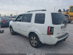 2009 Honda Pilot Ex-l White vin: 5FNYF48609B052423