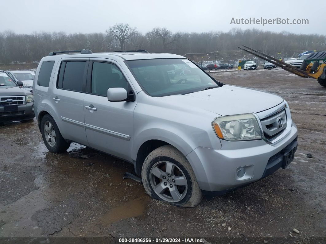 2009 Honda Pilot Ex-l Silver vin: 5FNYF48619B012951