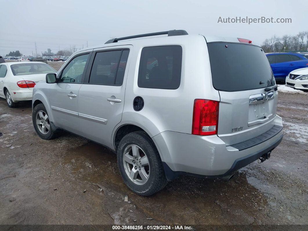 2009 Honda Pilot Ex-l Silver vin: 5FNYF48619B012951