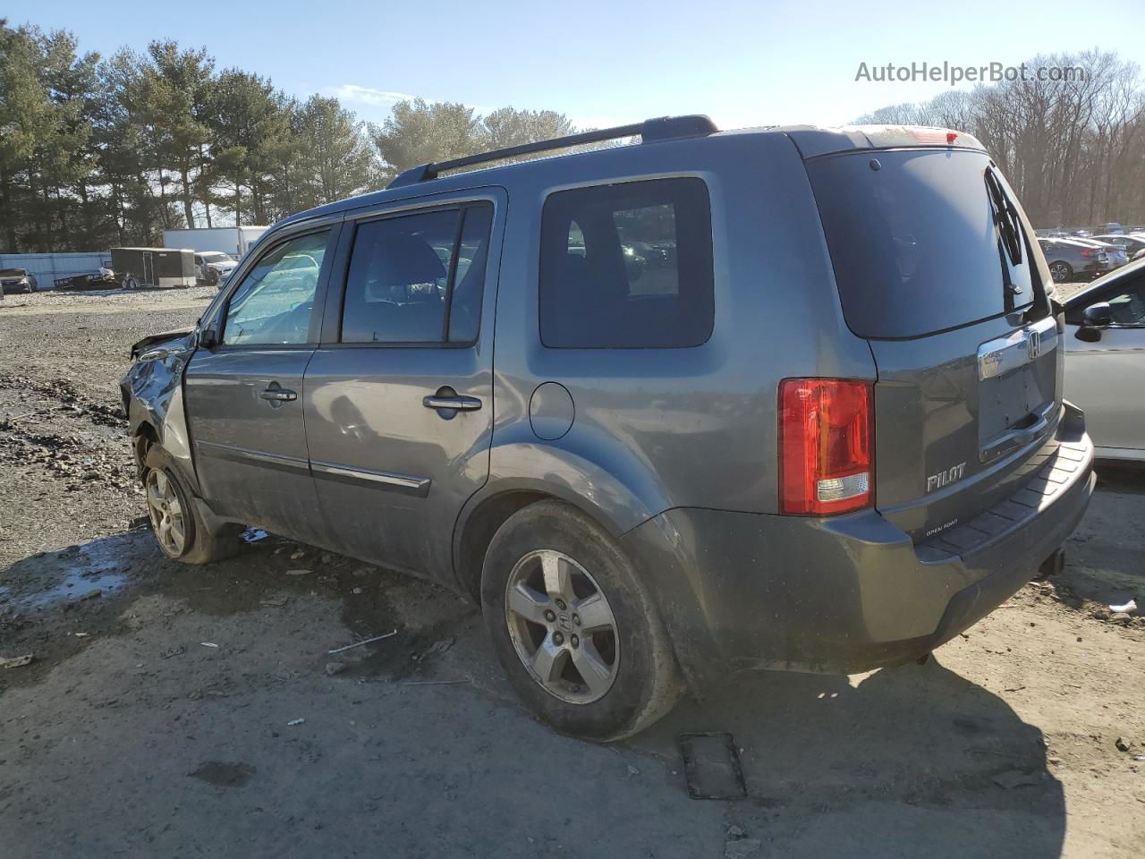 2009 Honda Pilot Exl Gray vin: 5FNYF48639B026432