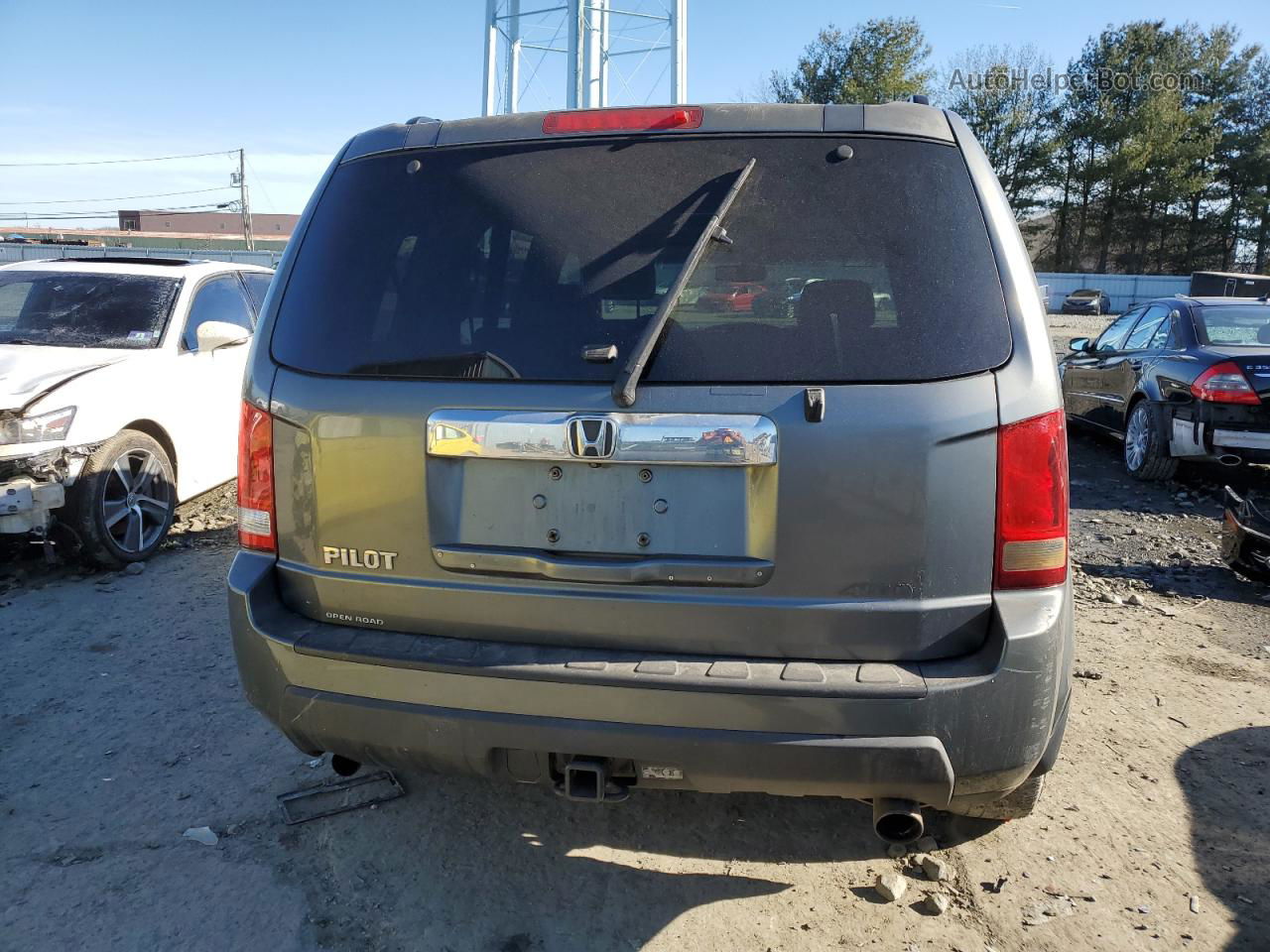 2009 Honda Pilot Exl Серый vin: 5FNYF48639B026432