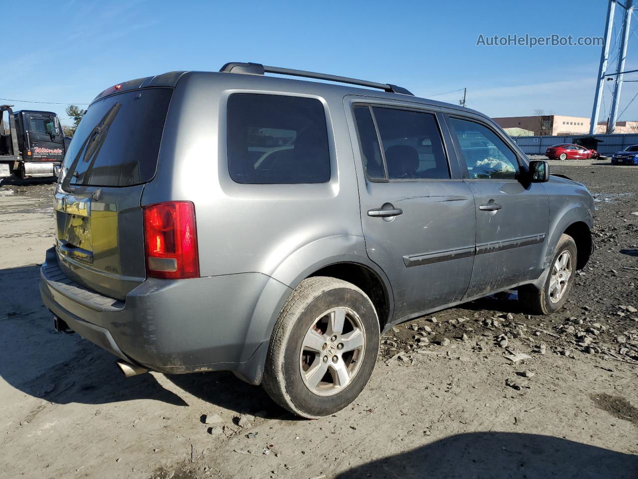 2009 Honda Pilot Exl Gray vin: 5FNYF48639B026432