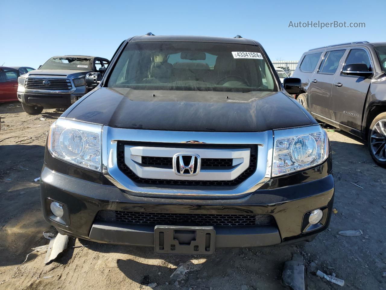 2009 Honda Pilot Exl Черный vin: 5FNYF48639B026883