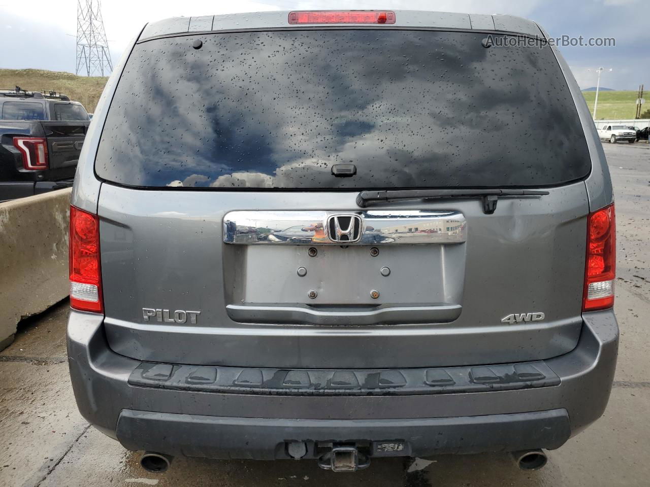 2009 Honda Pilot Exl Gray vin: 5FNYF48639B038001