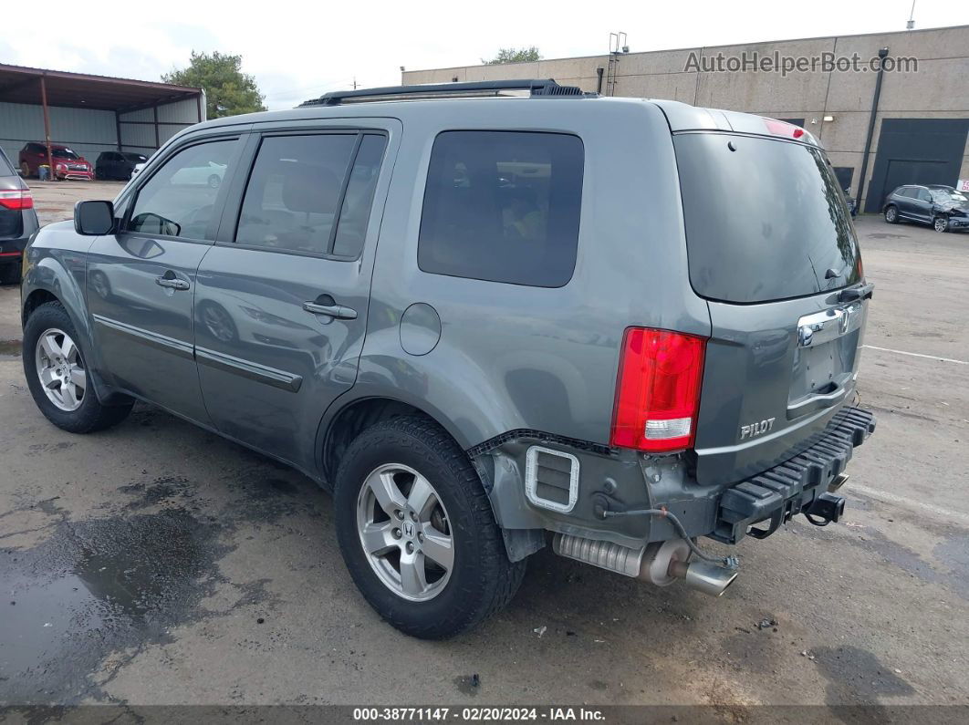 2009 Honda Pilot Ex-l Gray vin: 5FNYF48649B026276